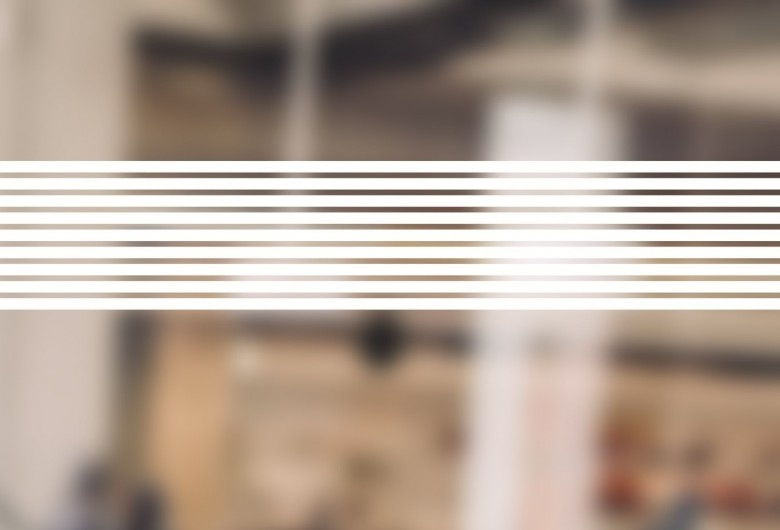 Bande adhésive lignes blanches VISUAL 20 – Signalisation vitres ERP
