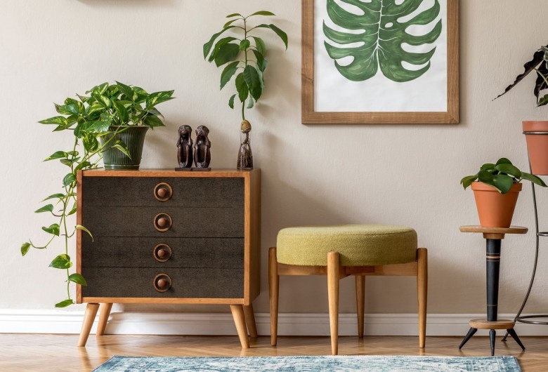 Revêtement adhésif effet cuir marron pour intérieur - LEA T10