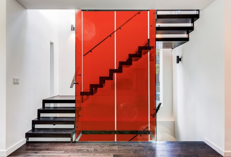 Film couleur rouge transparent pour vitrages décoratifs | Réf 60193