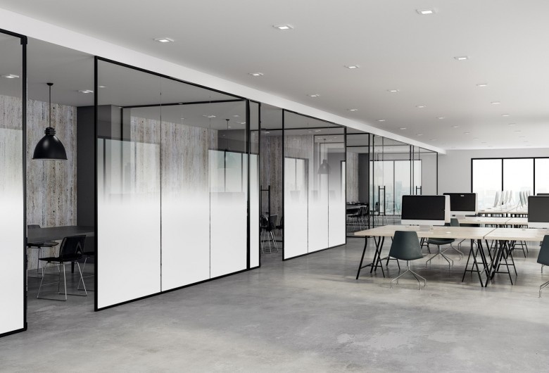 Film Dégressif Blanc pour Vitres – Intimité et Design Moderne INT 140