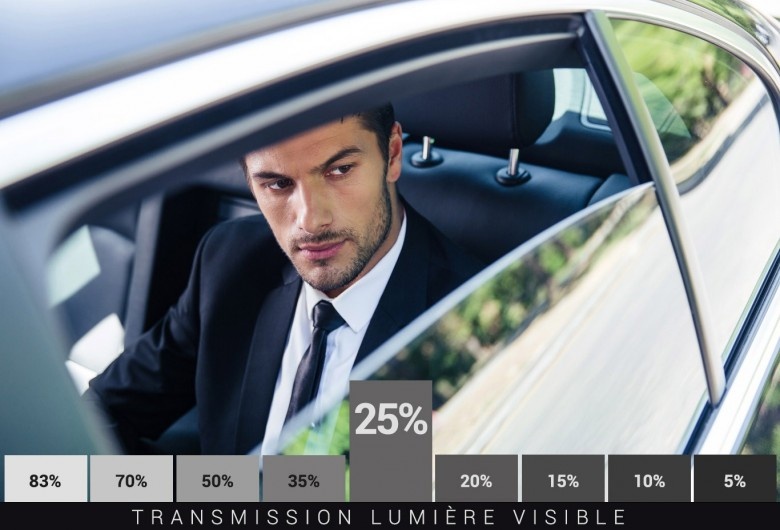 Film Teinté Masse 25% Lumière - Protection Solaire et Esthétique Série D