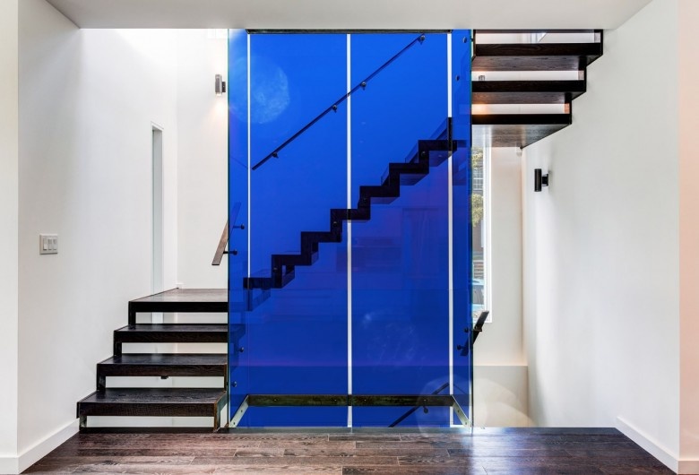 Film couleur bleu océan transparent pour vitrage décoratif | Réf 60685