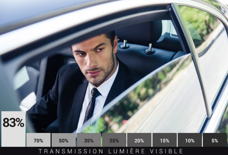 Film Teinté Masse Extra Clair 83% Lumière - Protection Solaire D
